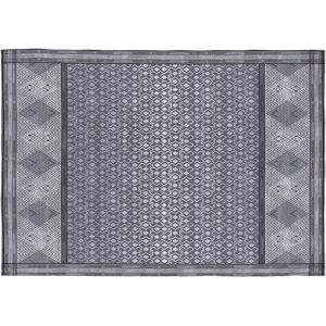 Rugs&Rugs Tapis decoratif en coton en impression digital bleu 160x230 cm