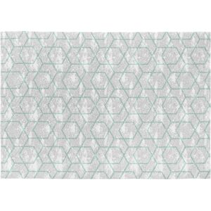 Rugs&Rugs Tapis decoratif en coton en impression digital gris 120x170