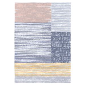 Rugs&Rugs Tapis decoratif en coton en impression digital multicolore 120x170