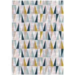 Rugs&Rugs Tapis decoratif en coton en impression digital multicolore 120x170 cm