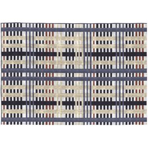 Rugs&Rugs Tapis decoratif en coton en impression digital multicolore 160x230 cm