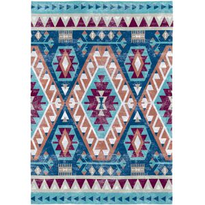 Rugs&Rugs Tapis decoratif en coton en impression digital multicolore 160x230 cm