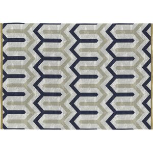 Rugs&Rugs Tapis decoratif en coton en impression digital gris 120x170