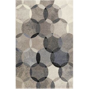 Esprit Tapis motif cercles vintage nuances d'hiver 200x133