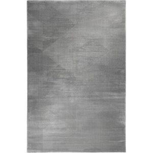 Esprit Tapis motif geometrique a relief gris taupe 170x120