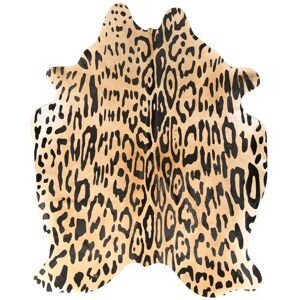 Esbeco Tapis en peau de vache imprime safari jaguar 180x200