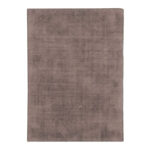 The Deco Factory Tapis aspect velours taupe 120x170