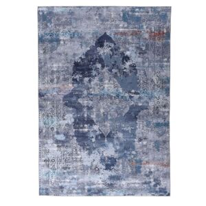 Gino Falcone Tapis imprime en motif vintage - bleu 160x230 cm