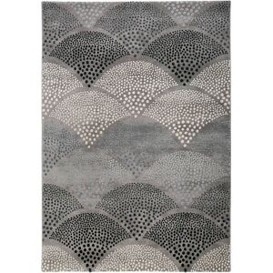 Esprit Tapis motif retro bleu petrole gris 290x200