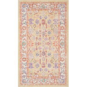 Safavieh Tapis de salon interieur en or & lavande, 91 x 152 cm