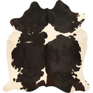Esbeco Tapis peau de vache noir et blanc 220 x 180 cm