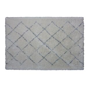 Decoclico Tapis rectangulaire esprit berbere en laine tisse main 200 x 300 cm