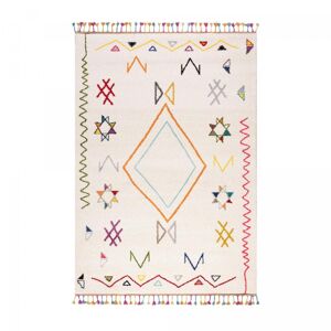 Un amour de tapis Tapis berbere style en polypropylene Oeko-Tex 160x230 Creme
