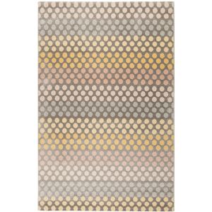 Esprit Tapis motif pois a poils courts tons chauds 200x133