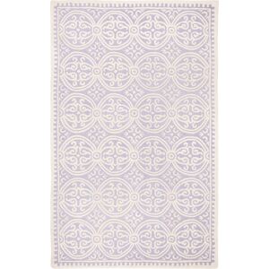 Safavieh Tapis de salon interieur en lavande & ivoire, 152 x 244 cm