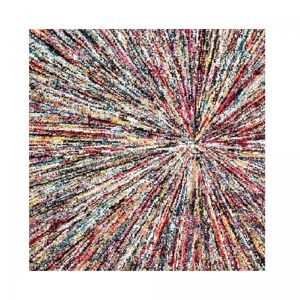Un amour de tapis Tapis salon 160x160 multicolore OEKO-TEX®