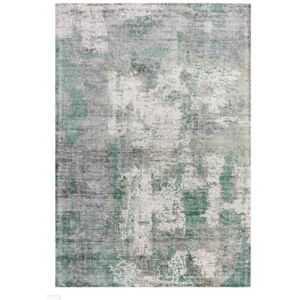 Novatrend Tapis moderne fait main en viscose vert jade 160x230 cm