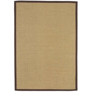 Novatrend Tapis en fibre vegetale marron chocolat 160x230 cm