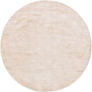 Benuta Tapis en viscose rond ivory D 200