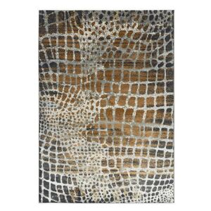 Novatrend Tapis tisse plat leopard marron 80x150 cm