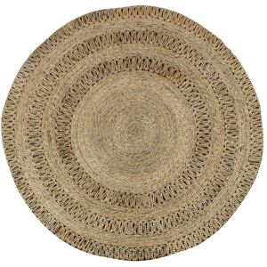 Now s Home Tapis rond en jute tisse a la main 140cm