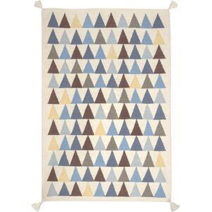 AFK Tapis kilim design scandinave en laine 110x160