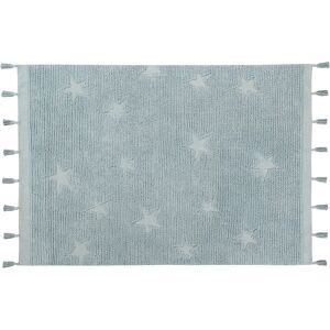 Lorena Canals Tapis coton motif star bleu 120x175cm