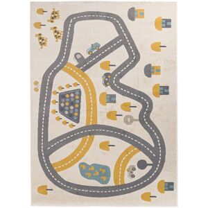 AFK Tapis enfant ludique circuit multicolore 120x170, OEKO-TEX®