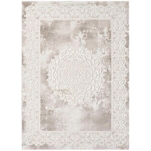 Un amour de tapis Tapis orient style en polypropylene Oeko-Tex 300x400 Beige