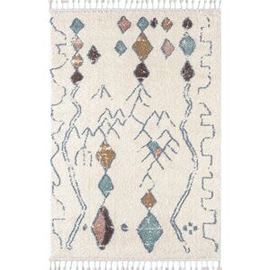 Nazar Tapis salon berbere creme 200x290 a frange