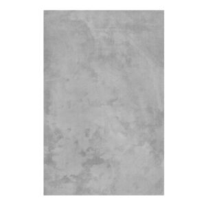 Wecon Home Tapis doux polyester microfibre gris souris 80x150