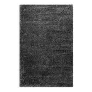 Wecon Home Tapis confort poils longs (55 mm) anthracite 133x200