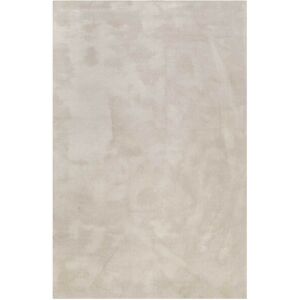 Wecon Home Tapis doux polyester microfibre beige 120x170