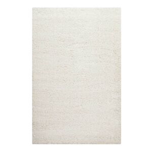 Wecon Home Tapis confort poils longs mats mats (50 mm) blanc creme 80x150