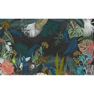 99Deco Tapis Vinyle Large l120xH200cm Multicolore Feuillage Jungle