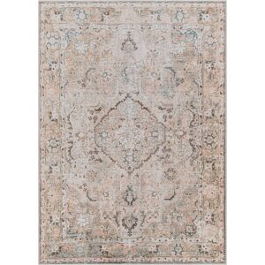 Surya Tapis Vintage Lavable en Machine Marron/Gris 200x275