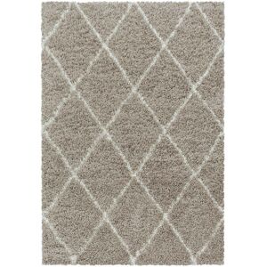 STUDIO DECO Tapis de style geometrique beige et blanc 160x230cm