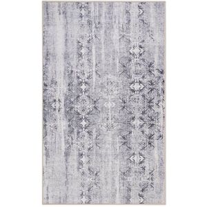 Wecon Home Tapis de bain vintage tons de gris 70x120