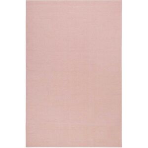 Esprit Tapis tisse main pure laine vierge rose 130x190