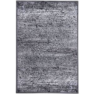 Gino Falcone Tapis tisse plat tres doux - argent 075x150 cm