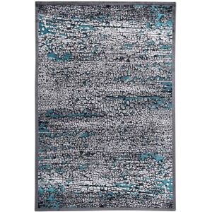 Gino Falcone Tapis tisse plat tres doux - turquoise multi 120x180 cm