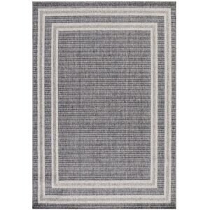 STUDIO DECO Tapis exterieur tisse plat gris et greige 200x290cm