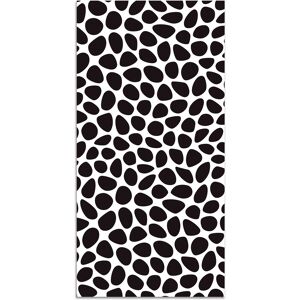 Home and Living Tapis vinyle motif pavee noir 200x250cm