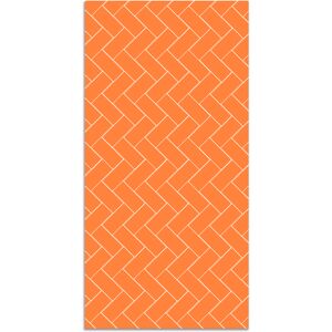 Home and Living Tapis vinyle mosaïque de briques oranges 300x200cm