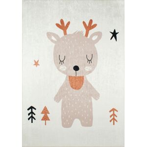 Nazar Tapis enfant cerf marron 160x230