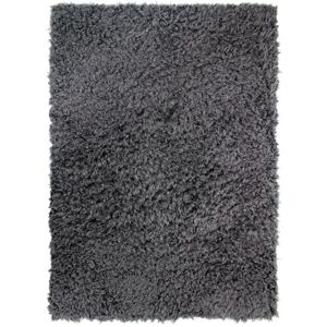 The Deco Factory Tapis tout doux fausse fourrure gris fonce 160x230