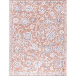 Surya Tapis Vintage Lavable en Machine Terracotta 160x213