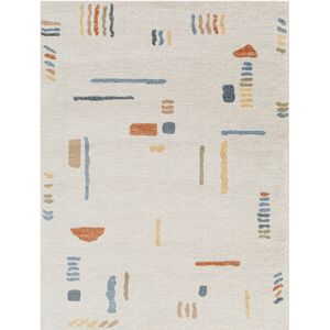 Surya Tapis Scandinave Lavable en Machine Multicolore/Gris 160x213