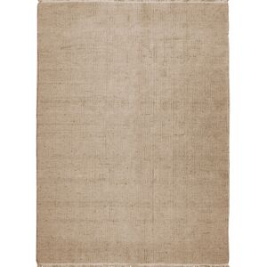 The Deco Factory Tapis en jute et coton avec franges natural 160x230