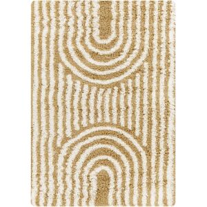 Surya Tapis Shaggy Boheme Blanc/Ocre 160x220